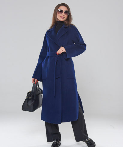 Пошив женской куртки цвет синий в Москве. Модель 2219