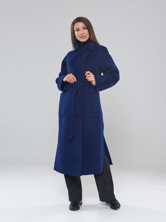 Пошив женской куртки цвет синий в Москве. Модель 2219